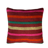 Vintage turkish kilim cushion cover 40 x 40 cm