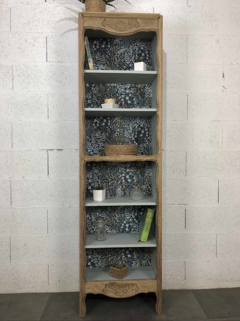 Old bookcase shelf