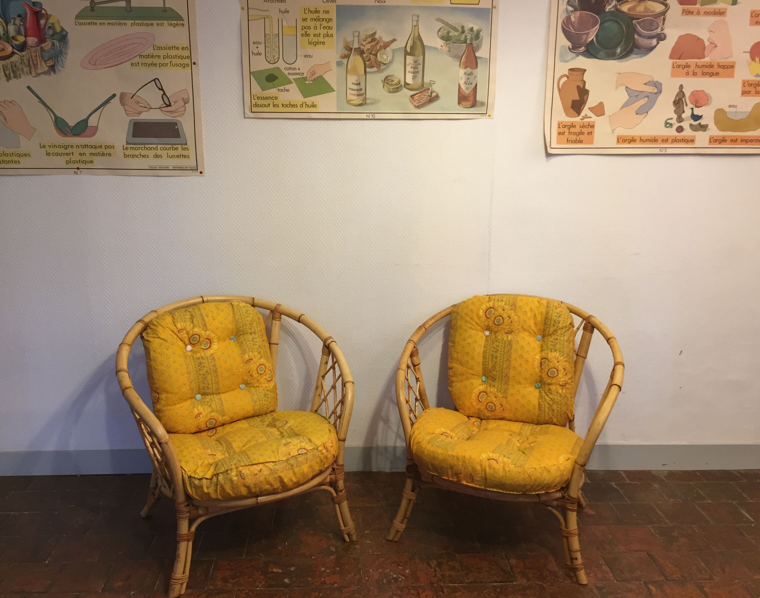 Vintage rattan chairs