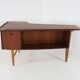 Danish boomerang desk by Peter Løvig Nielsen for Hedensted Møbelfabrik