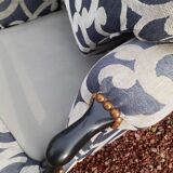 Pair of armchairs with ears