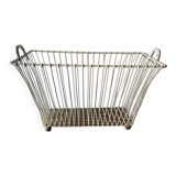 Old large metal basket/basket - laundry basket