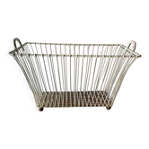 Old large metal basket/basket - laundry basket