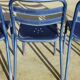 Suite de 4 chaises bistrot vintage