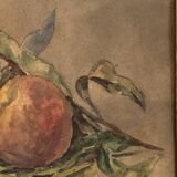 Pastel 1900, still life and glass frame