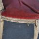 Paire de chaises laquées crème style Louis XVI vers 1900