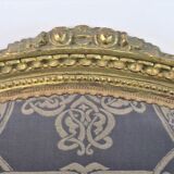 4 armchairs and a gilded wooden sofa Louis XVI style