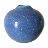Blue ball vase