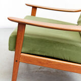 Arne Hovmand Olsen Teak Easy Chair MK 119 for Mogens Kold