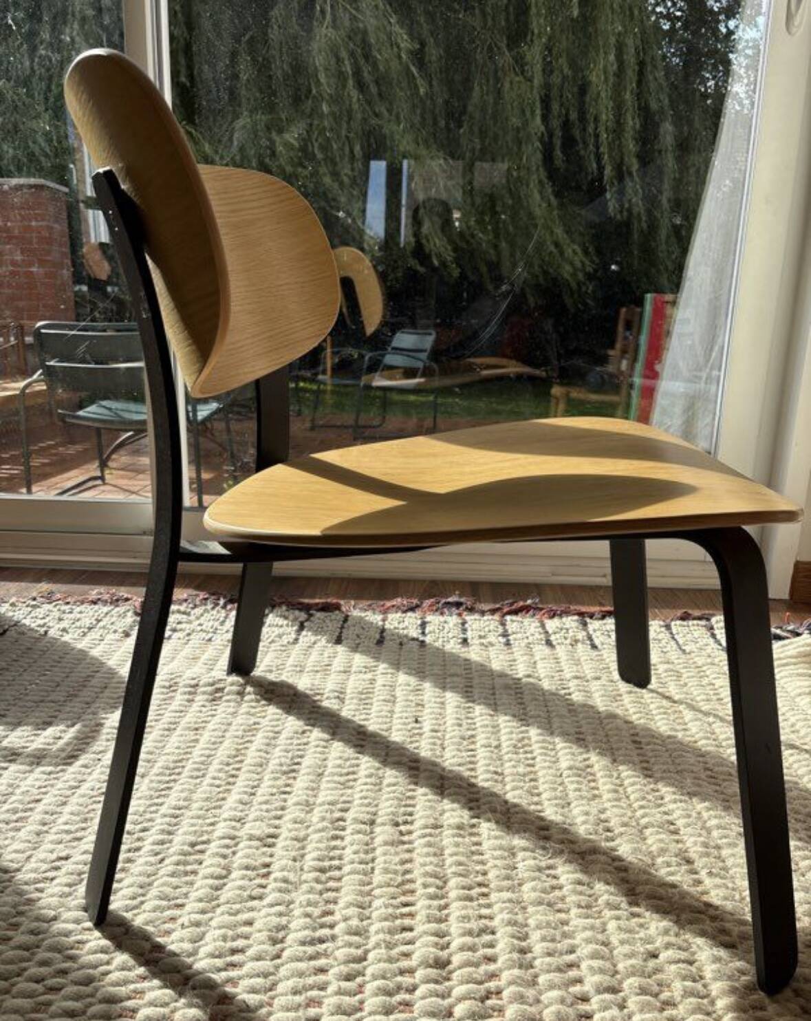 Fauteuil en bois & metal  Cruso Springback par Keiji Takeuchi