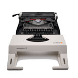 Typewriter Olympia Alphamatic 33 white revised ribbon new 1980