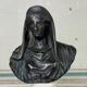 Two bronze busts in the style of the antique, 18th century.