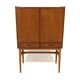 Meuble-bar scandinave en teck, Suède, 1950