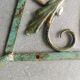 Porte manteau vestiaire ancien Art déco fer forgé 5 patères