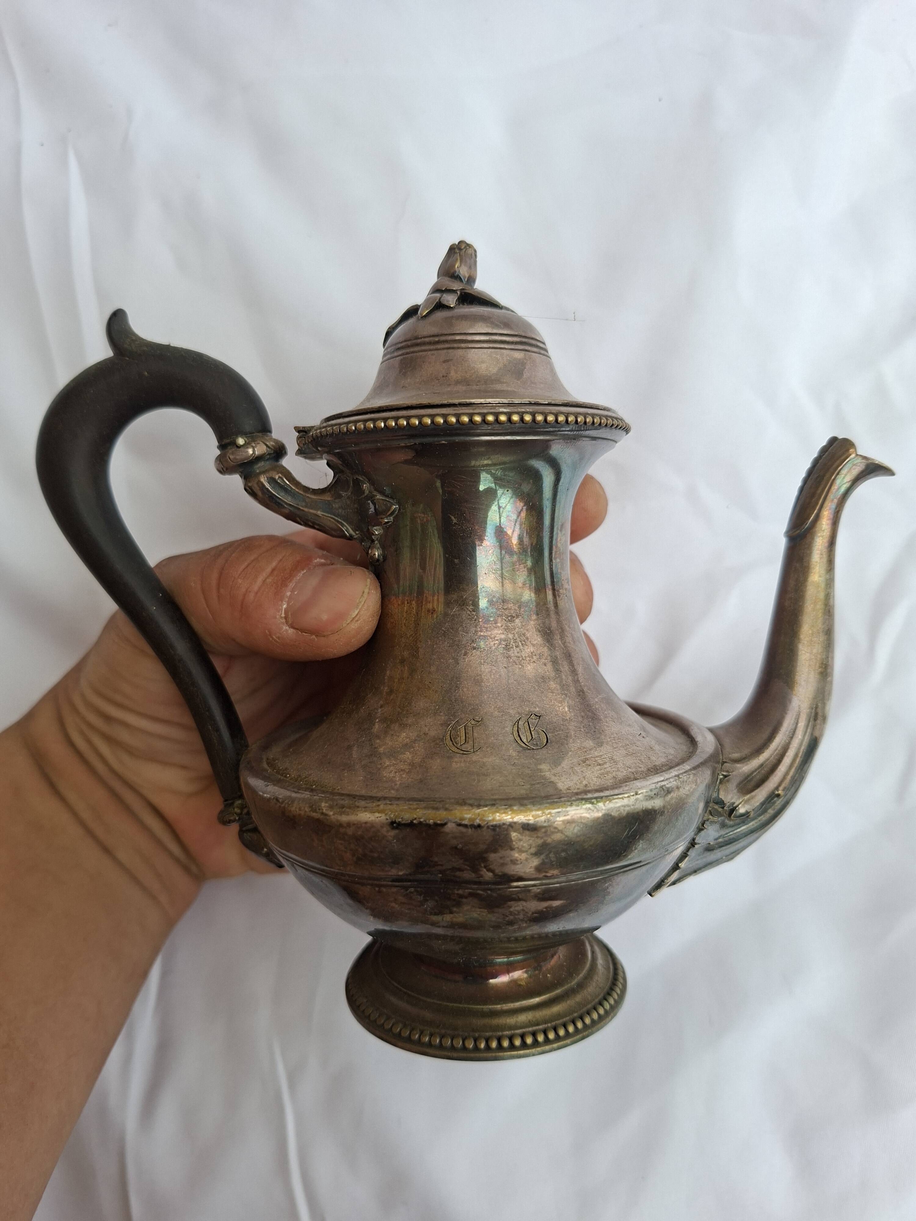Cafetière ancienne Christofle modèle n°17 – métal argenté