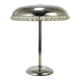 Mushroom Table Lamp in Nickel and Crystal Bakalowits Vienna, Austria, 1950s