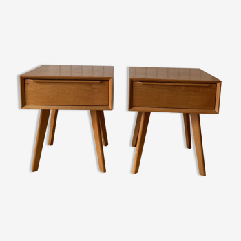 Paire table de nuit style scandinave