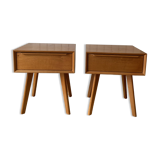 Paire table de nuit style scandinave