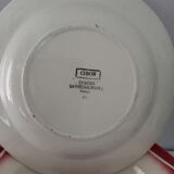 Lot de 6 assiettes creuses Digoin Sarreguemines
