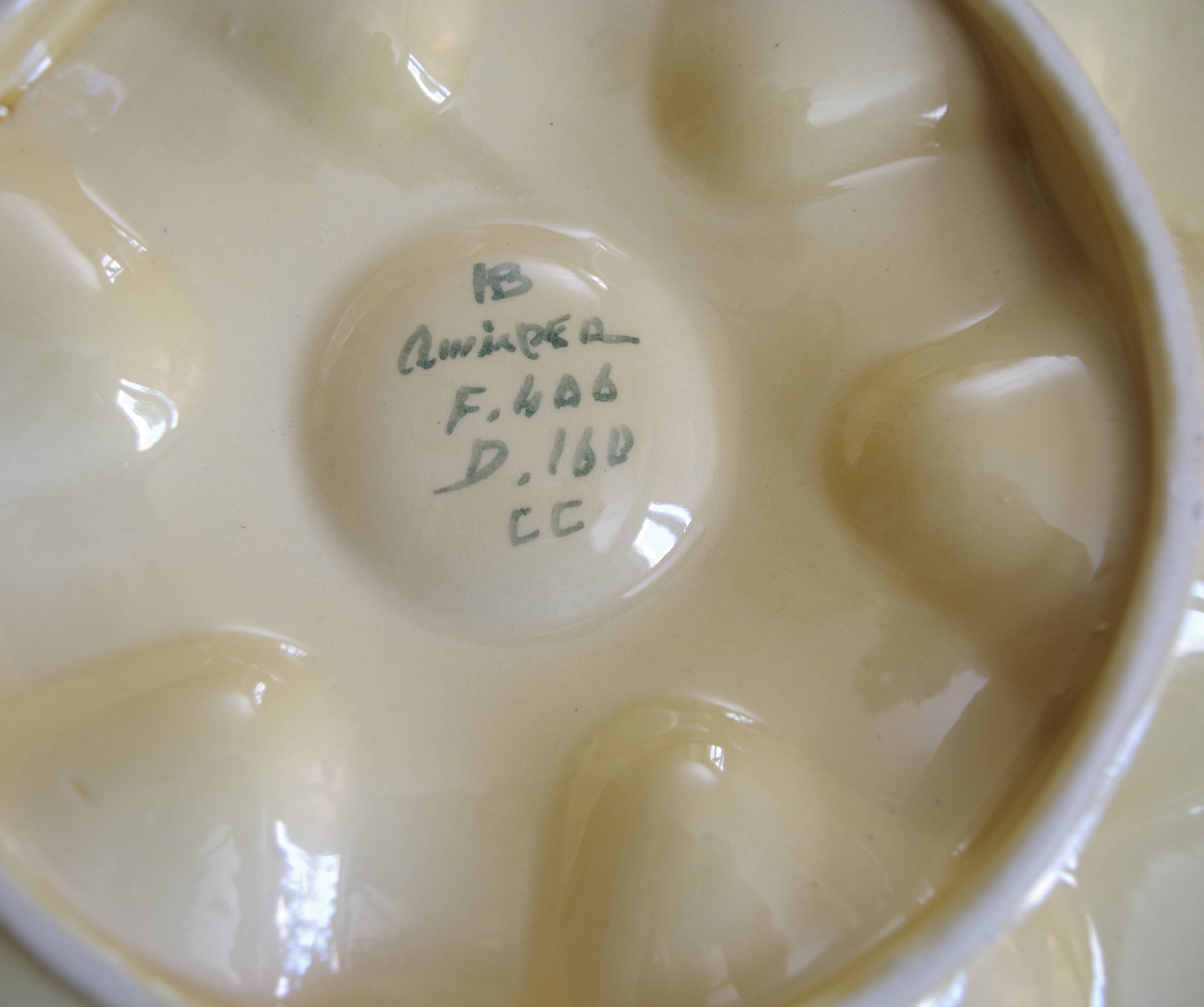 Quimper's oyster and shellfish plates