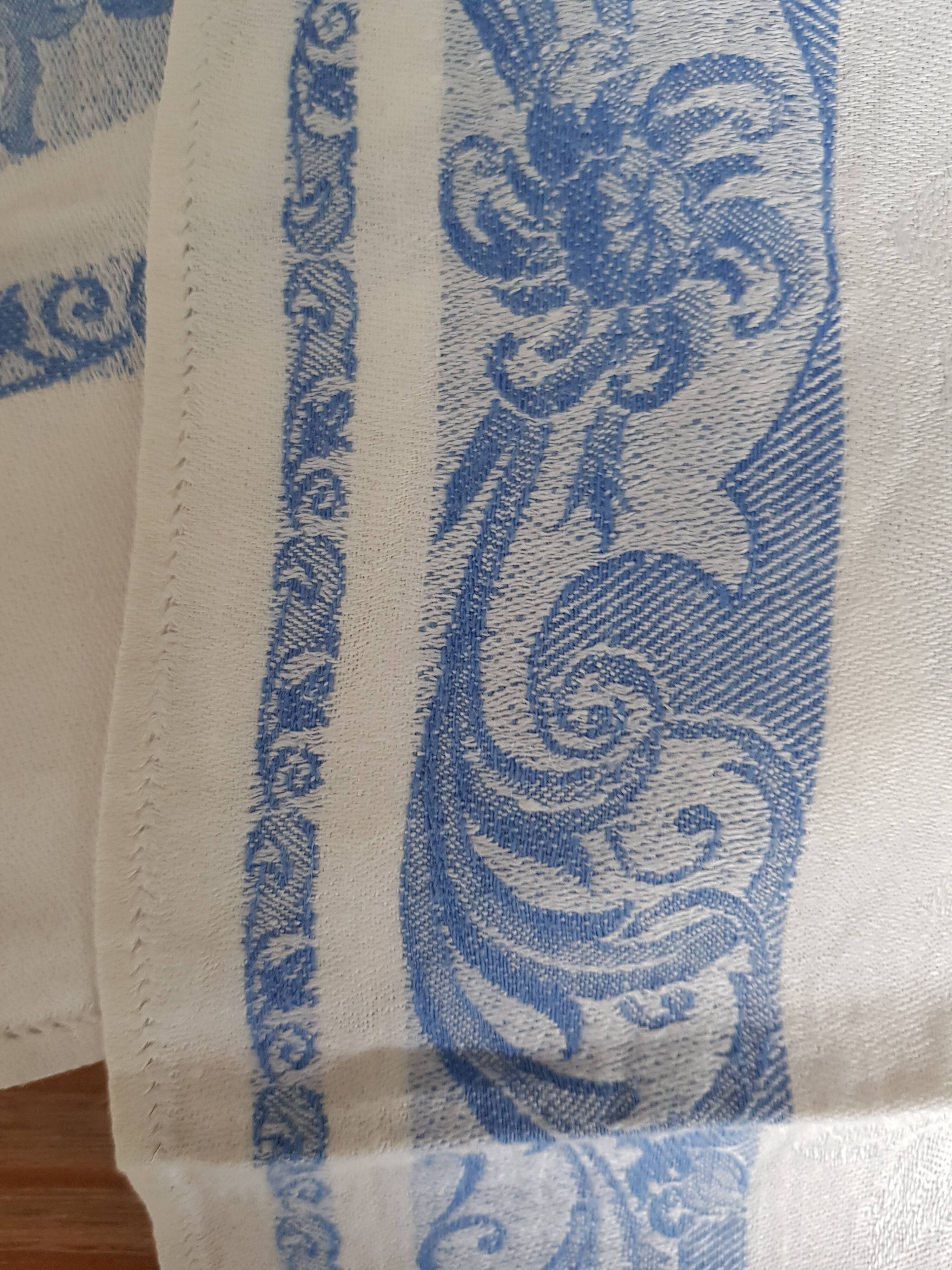 Embroidered antique tablecloth