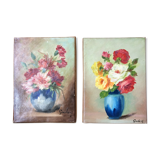 Pair of oils on canvas