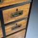Campaign chest of drawers 19th century