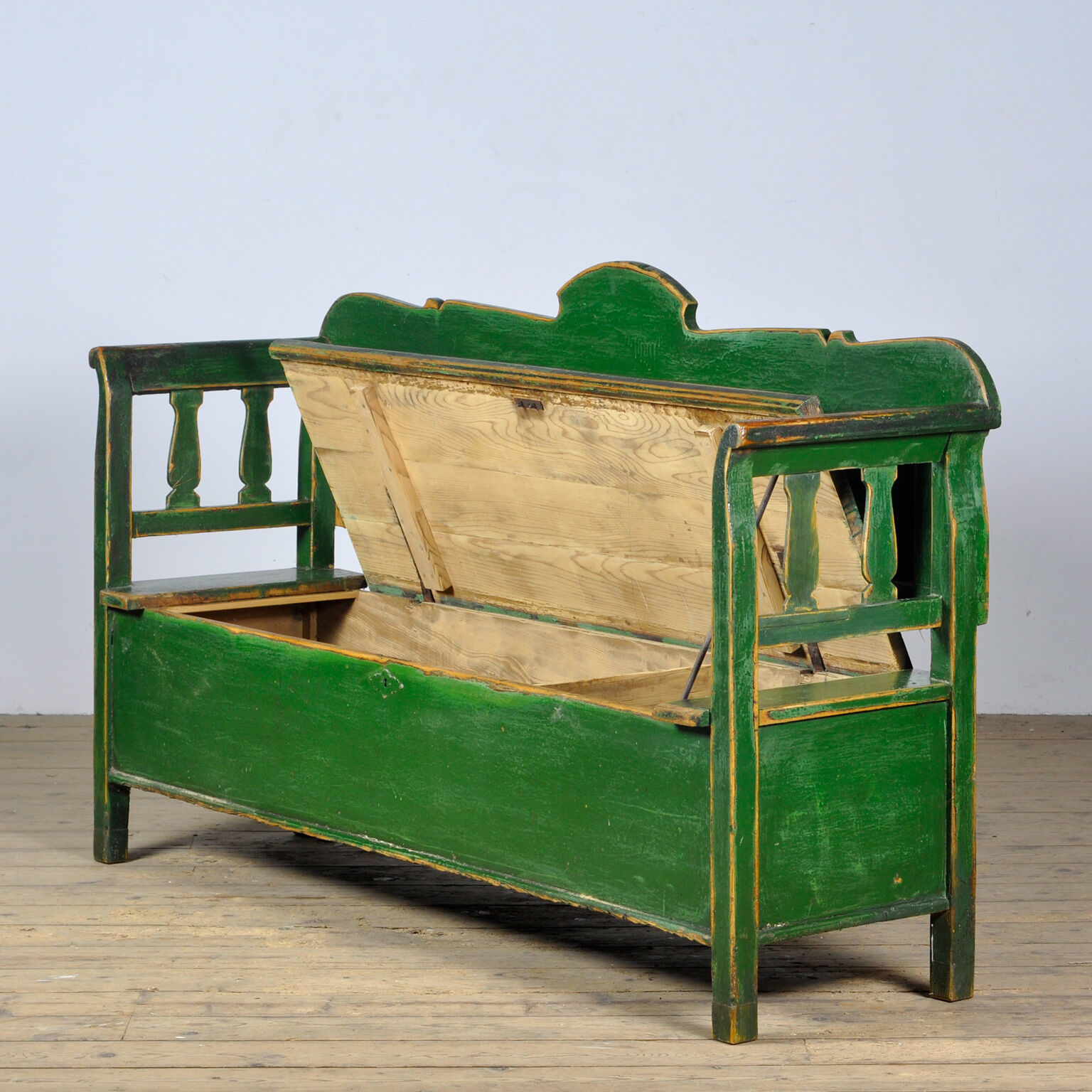 Antique Pine Bench, 1930s