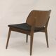 Beech wood armchair in perfect condition creation Emilio Nanni.