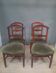 Set of four nineteenth century chairs