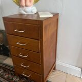 1950s oak chiffonier