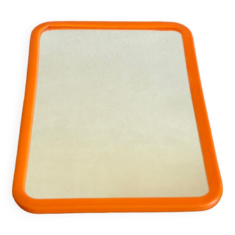 Orange plastic mirror