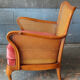 Pair of vintage canned armchairs
