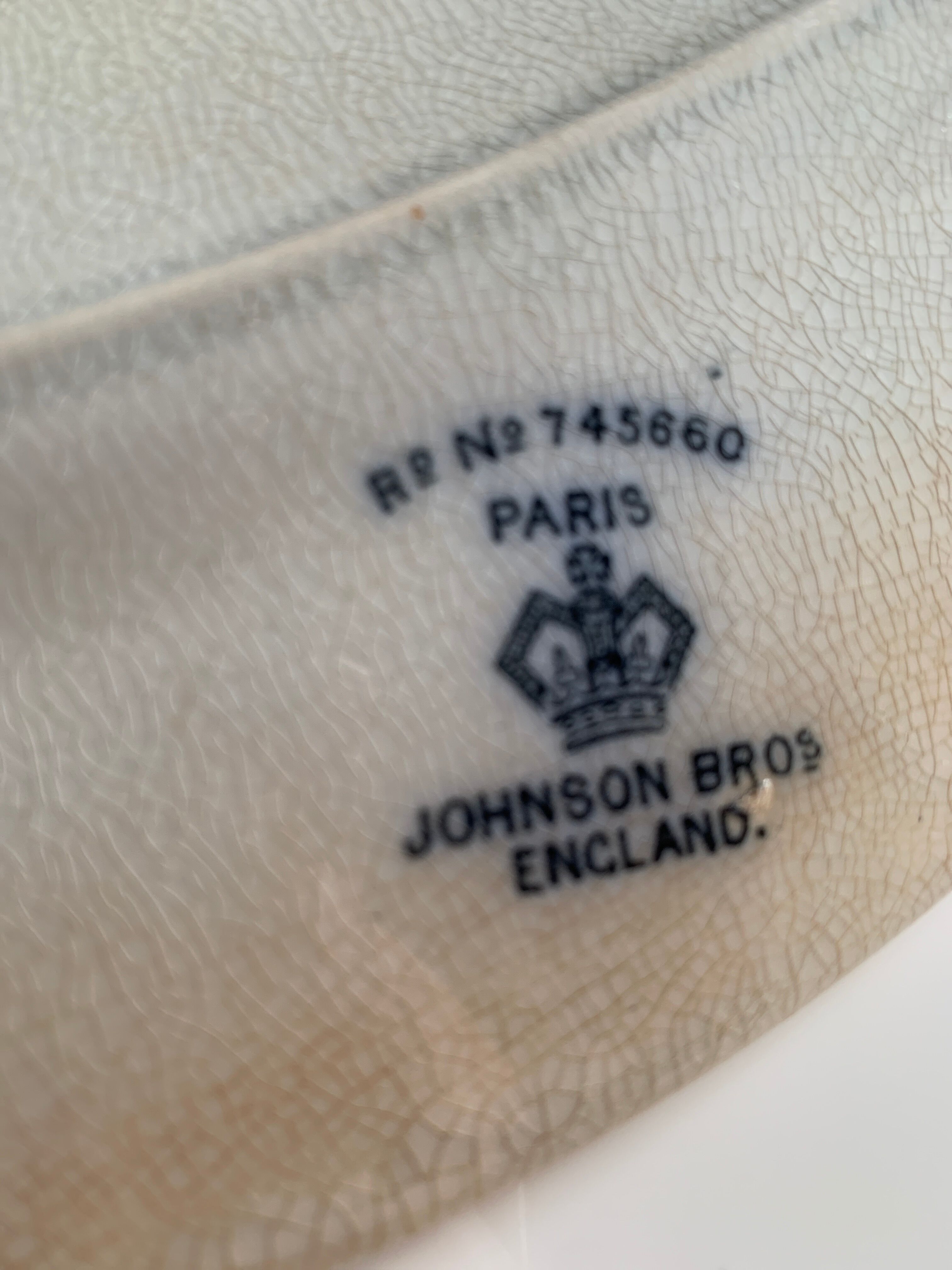 Johnson Bros English porcelain dish