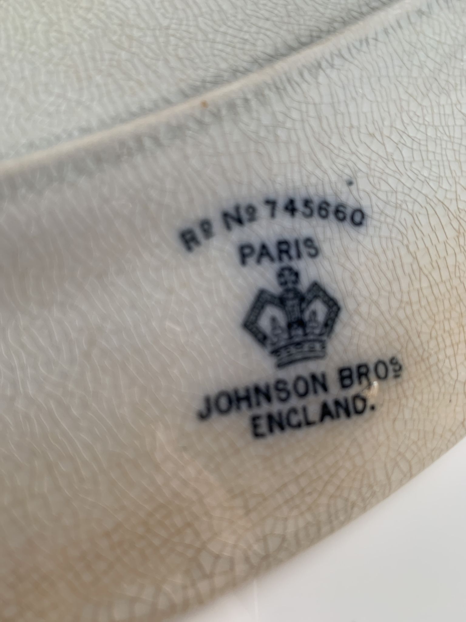 Johnson Bros English porcelain dish
