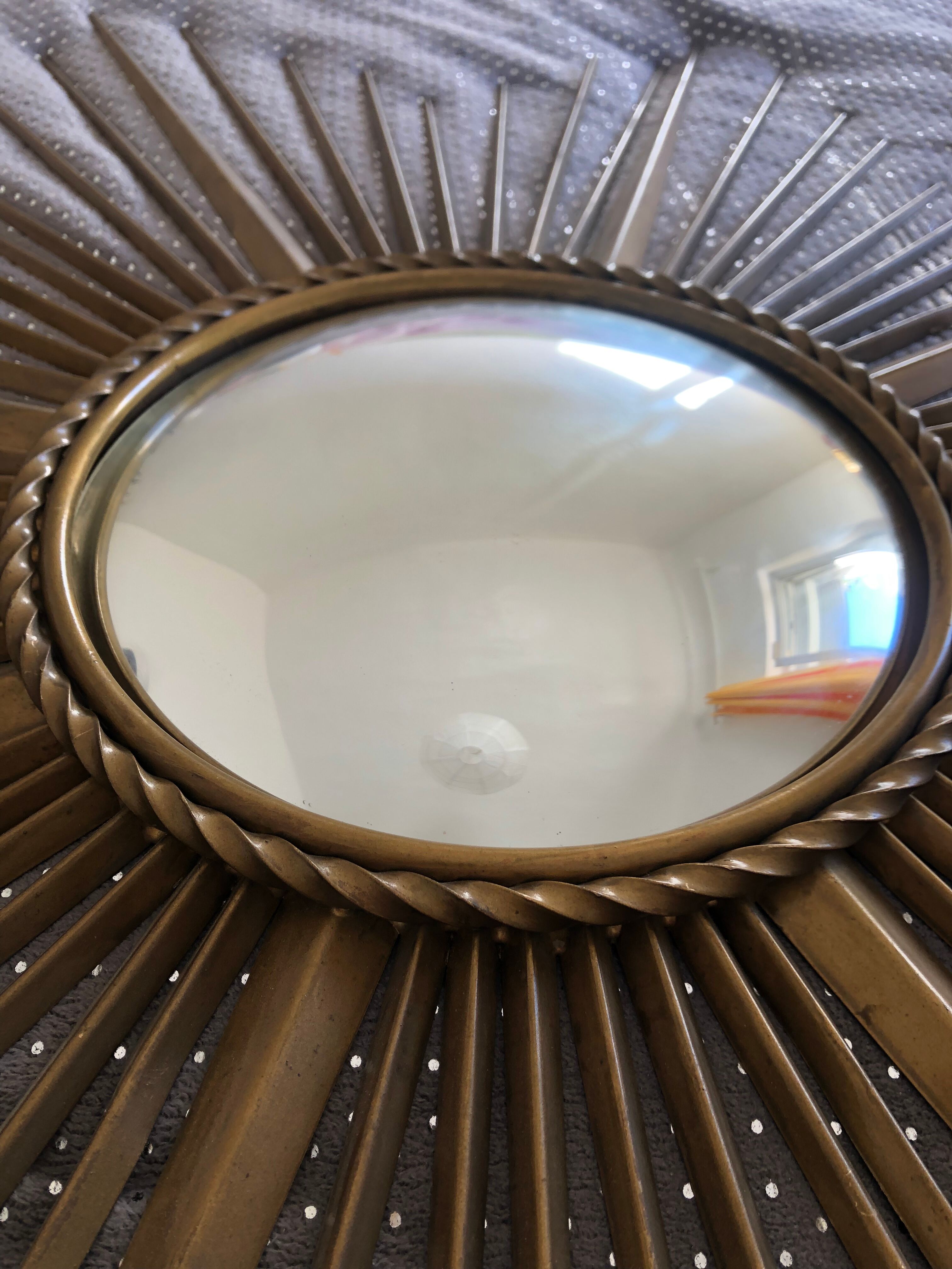 Mirror Chaty Vallauris curved 60s