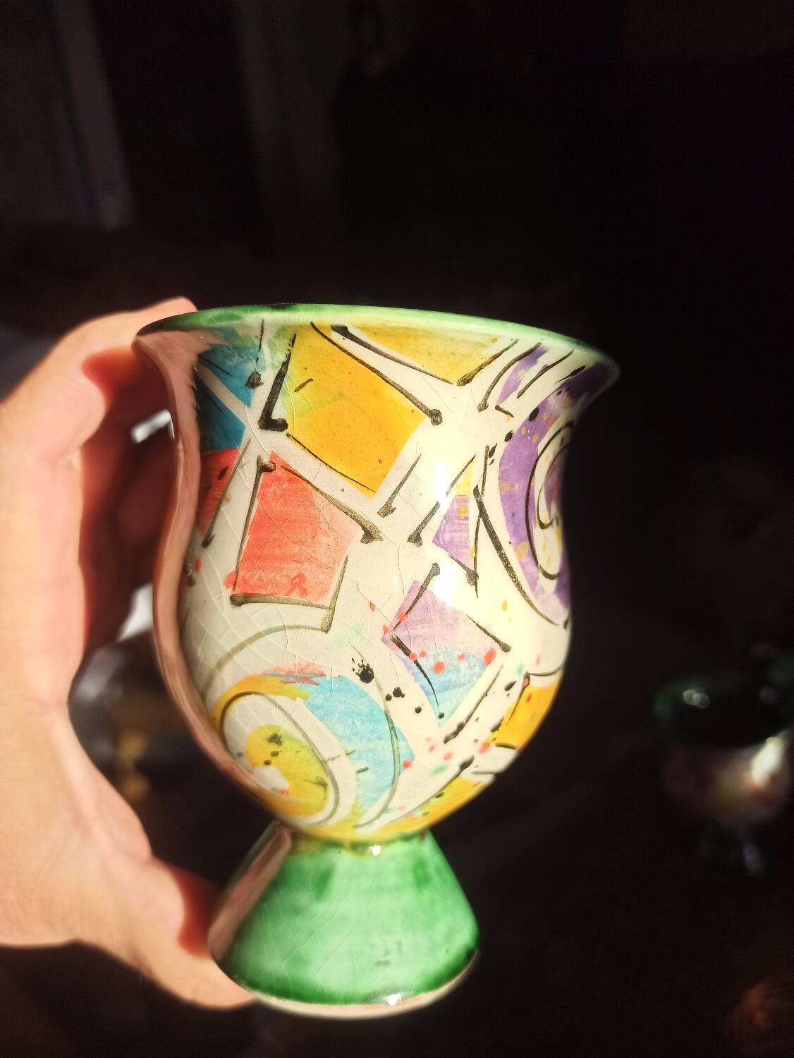 Handmade ceramic mug