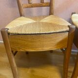 2 Empire chairs in walnut, mulching in perfect condition.
