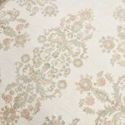 Tapis vintage à motif floral oriental beige et crème 6x11, 189x329 cm