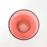 Art Czech glass vase, by Glasswork Novy Bor, 1950s