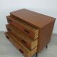 Scandinavian dresser 60s teak vintage compass feet