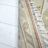 Tan Oversize Turkish Tribal Wool Rug sku 2294.