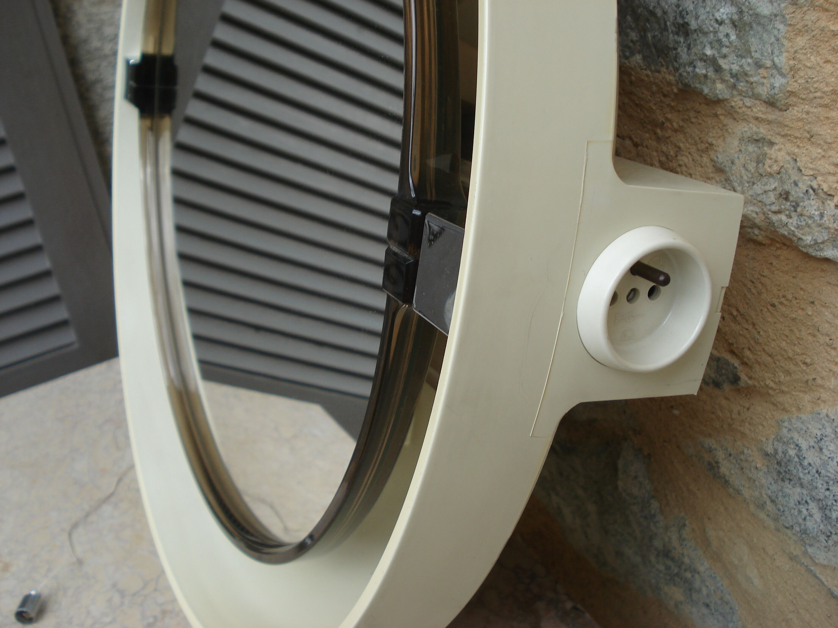 Vintage illuminating mirror 1970 allibert