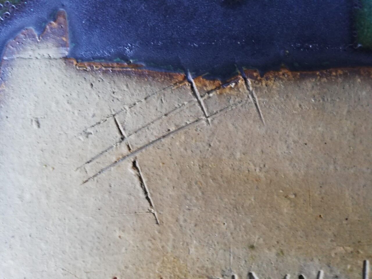 Vintage ceramic dish