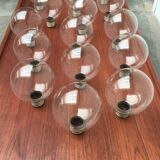 Vintage German Space Age replacement or spare glass piece for lamp by Motoko Ishii for Staff, 1970s.