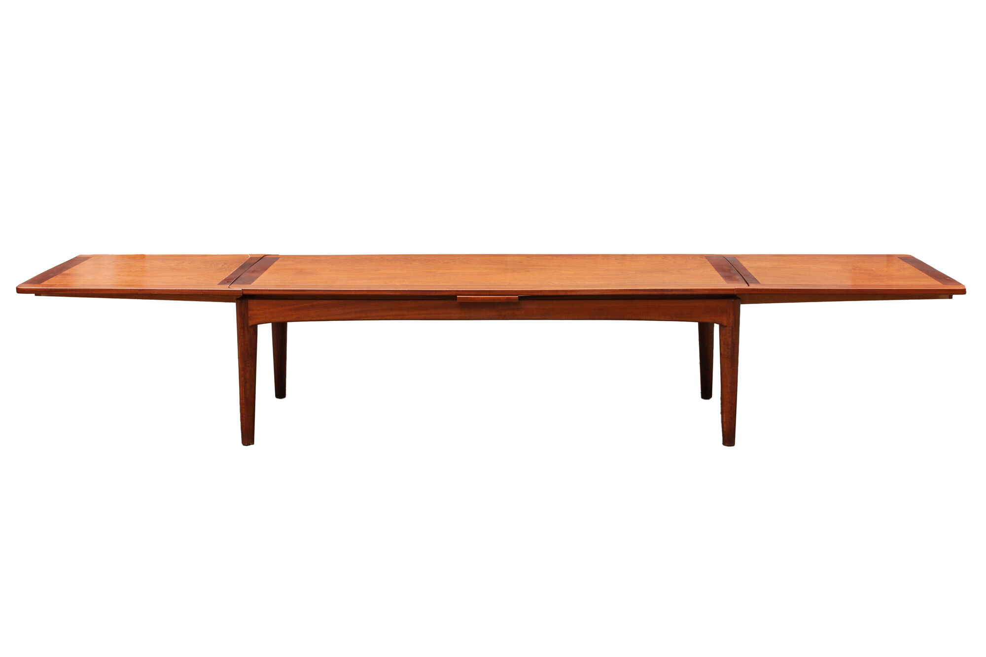 Solid wood extensible table by Jhan Paulussen, 1960
