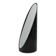 Unghia / lipstick lacquered black tabletop mirror, 70s