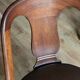 Art deco office chair gondola back