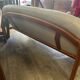 Scandinavian bench in solid teak and leather 1970