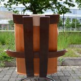 Ake fribytter for nelo sweden swivel leather lounge chair